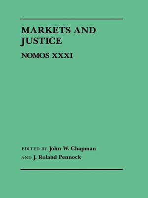 cover image of Markets and Justice